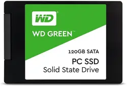 اس اس دی اینترنال وسترن دیجیتال مدل Green PC WDS120G2G0A ظرفیت 120 گیگابایت