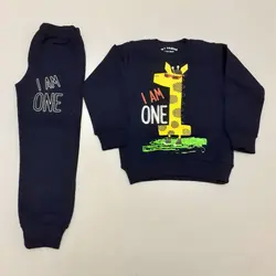 بلوز شلوار پسرانع طرح زرافه کد30279 - فروشگاه اینترنتی تی تی تک