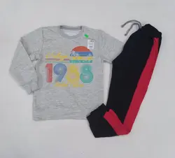 بلوز شلوار پسرانه طرح 1988کد30284 - فروشگاه اینترنتی تی تی تک