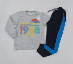 بلوز شلوار پسرانه طرح 1988کد30284 - فروشگاه اینترنتی تی تی تک