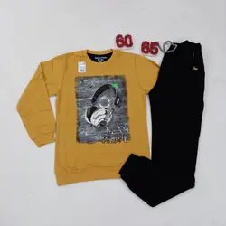 بلوز شلوار پسرانه طرح هدفون کد30227 - فروشگاه اینترنتی تی تی تک