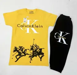 تیشرت شلوارک پسرانه طرحCKکد30750