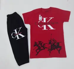 تیشرت شلوارک پسرانه طرحCKکد30750