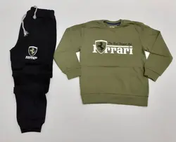 بلوز شلوار پسرانه طرح اسب کد30318 - فروشگاه اینترنتی تی تی تک