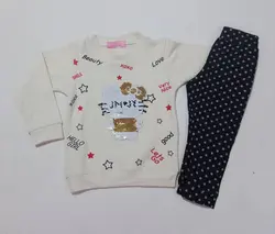 بلوز شلوار دخترانه خرگوش کد12280 - فروشگاه اینترنتی تی تی تک