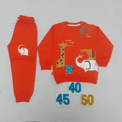 بلوز شلوار پسرانه طرح زرافه کد30281 - فروشگاه اینترنتی تی تی تک