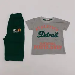 تیشرت شلوارک پسرانه طرحDetraitکد30472 - فروشگاه اینترنتی تی تی تک