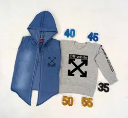 هودی و بلوز پسرانه طرح OFFکد12447 - فروشگاه اینترنتی تی تی تک