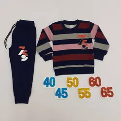بلوز شلوار پسرانه طرح 75بافت کد30008 - فروشگاه اینترنتی تی تی تک