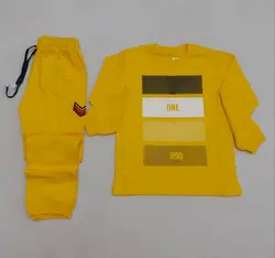 بلوز شلوار پسرانه طرح ONEکد30268 - فروشگاه اینترنتی تی تی تک