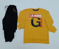 بلوز شلوار پسرانه طرحLEADERکد30226 - فروشگاه اینترنتی تی تی تک