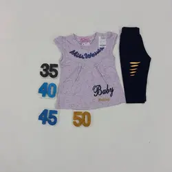 تیشرت شلوارک دخترانه پولک دوری کد30303 - فروشگاه اینترنتی تی تی تک