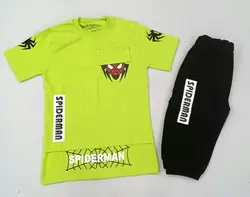 تیشرت شلوارک پسرانه طرح جیب عنکبوتی کد30977 - فروشگاه اینترنتی تی تی تک