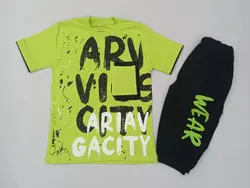 تیشرت شلوارک پسرانه طرحARVکد30799 - فروشگاه اینترنتی تی تی تک