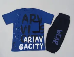 تیشرت شلوارک پسرانه طرحARVکد30799 - فروشگاه اینترنتی تی تی تک