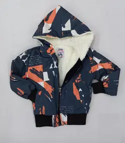 کاپشن پسرانه طرح خطی کد 30995 - فروشگاه اینترنتی تی تی تک