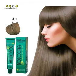رنگ مو  بلونیا بدون آمونیاک شماره 4/1 قهوه ای خاکستری حجم  100میل  _ BOLOGNA