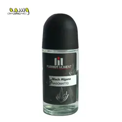 مام رول مردانه ضد تعریق پلی هات مومنت مدل BLack afgano حجم 50mL