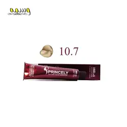 رنگ مو پرنسلی سری زیتونی شمار10.11 بلوند زیتونی پلاتینه حجم 120 میل – princely