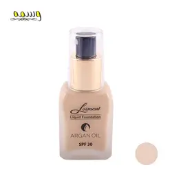 کرم پودر لوسمنت SPF30 حاوی روغن آرگان و آلوئه ورا شماره L201