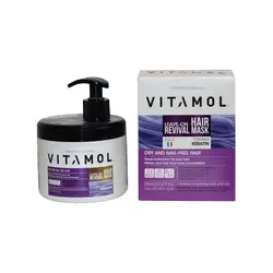 ماسک مو خارج حمام ویتامول مدل کراتین حجم 500 میلی لیتر