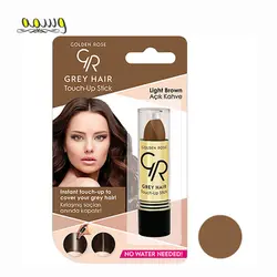 استیک پوشاننده موهای سفید گلدن رز- شماره 06 (قهوه ای روشن)