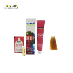 رنگ مو بدون آمونیاک فیوژن کالر مارال رنگ 7.573 (گندمی)