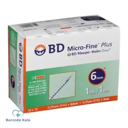 سرنگ بی دی BD یک میل گیج 31 6mm