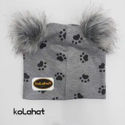 کلاه تریکو پوم دار بچگانه (KLT-T2203) &ndash; کلاهت
