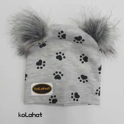 کلاه تریکو پوم دار بچگانه (KLT-T2203) &ndash; کلاهت