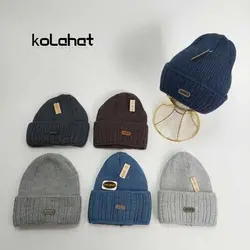 کلاه بافت لبه دار مردانه - عمده (KLT-2274) – کلاهت