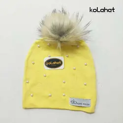 کلاه تریکو بچگانه مرواریدی - عمده (KLT-2278) – کلاهت