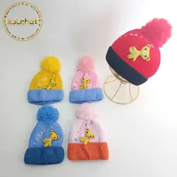 کلاه بچگانه عروسکی داخل خز (KLT-T2335) &ndash; کلاهت