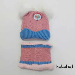 کلاه شال گردن رینگی دو پوم _ عمده (KLT-2362)