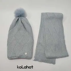 کلاه و شال گردن شیطونی زنانه - عمده (KLT-2406) – کلاهت