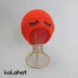 کلاه بافت رنگی مژه اعلا - عمده (KLT-2418) &ndash; کلاهت