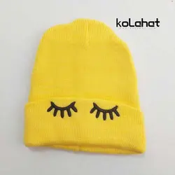 کلاه بافت رنگی مژه اعلا - عمده (KLT-2418) &ndash; کلاهت