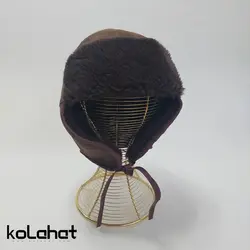 کلاه خلبانی چرم طبیعی داخل خز (KLT-T2445)