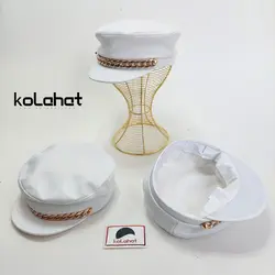 کلاه کاپیتانی زنانه زنجیردار - عمده (KLT-917) &ndash; کلاهت
