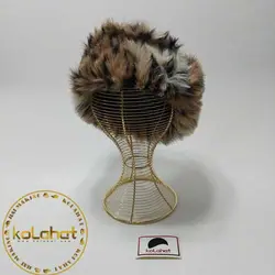 کلاه پوست مصنوعی طرح پلنگی - عمده (KLT-2317) – کلاهت