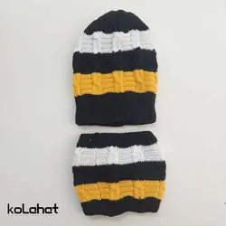 کلاه شال گردن پسرانه رینگی راه راه (KLT-T2477) – کلاهت