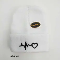 کلاه بافت رنگی طرح ضربان - عمده (KLT-2065) &ndash; کلاهت