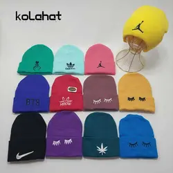 کلاه رنگی گلدوزی میکس - عمده (KLT-2090) &ndash; کلاهت