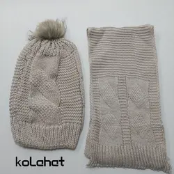 کلاه و شال گردن زنانه شیطونی - عمده (KLT-2544) &ndash; کلاهت