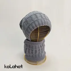 کلاه شال رینگی بافت داخل خز - عمده (KLT-2573) – کلاهت