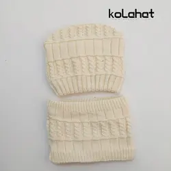 کلاه شال رینگی بافت داخل خز - عمده (KLT-2573) – کلاهت