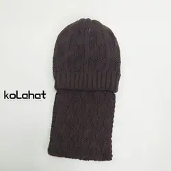 کلاه و شال گردن داخل خز مردانه - عمده (KLT-2566) – کلاهت