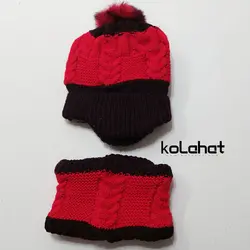 کلاه شال گردن پسرانه داخل خز - عمده (KLT-2543) &ndash; کلاهت