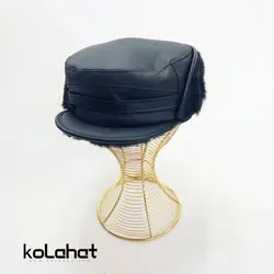 کلاه شکاری مردانه چرم صنعتی (KLT-T2593) – کلاهت