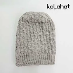 کلاه مردانه بافت ساده (KLT-T2613) – کلاهت